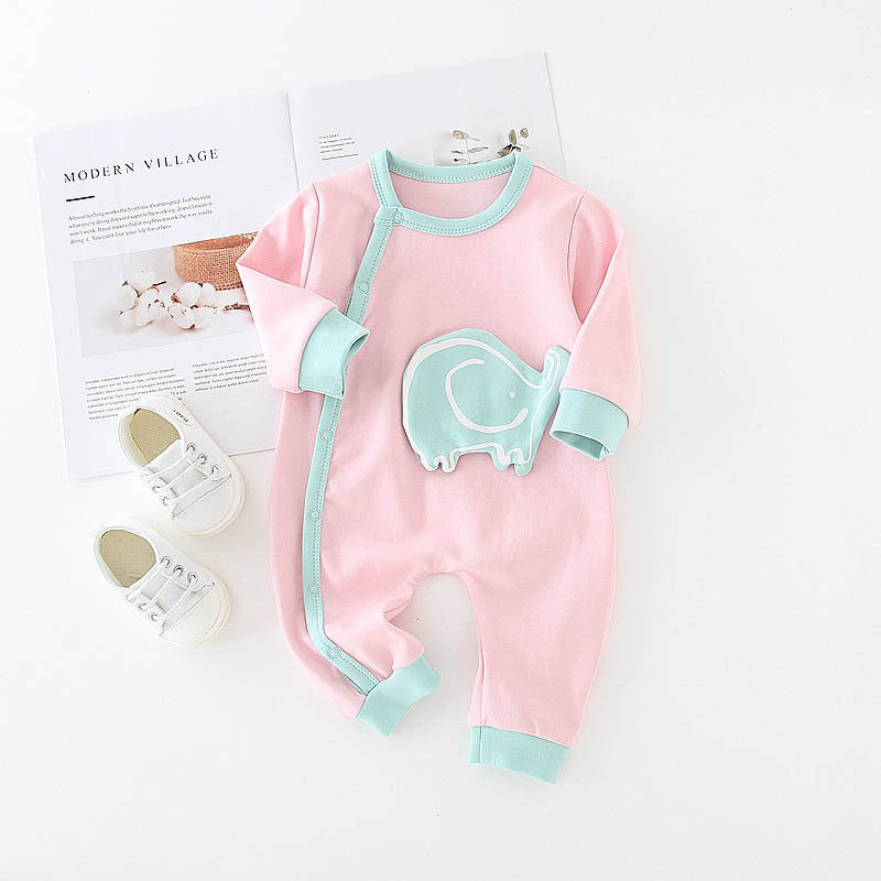 Cute Elephant Baby Romper