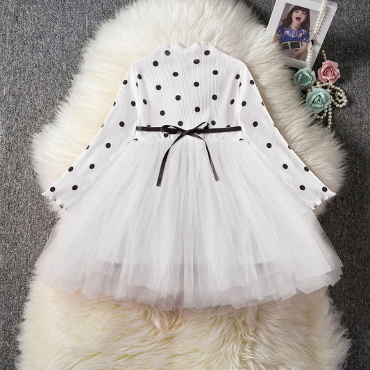 Baby Girl Spring Winter Long Sleeve Tutu Dress