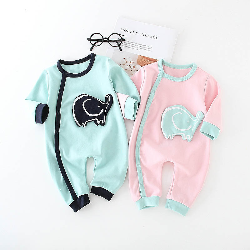 Cute Elephant Baby Romper