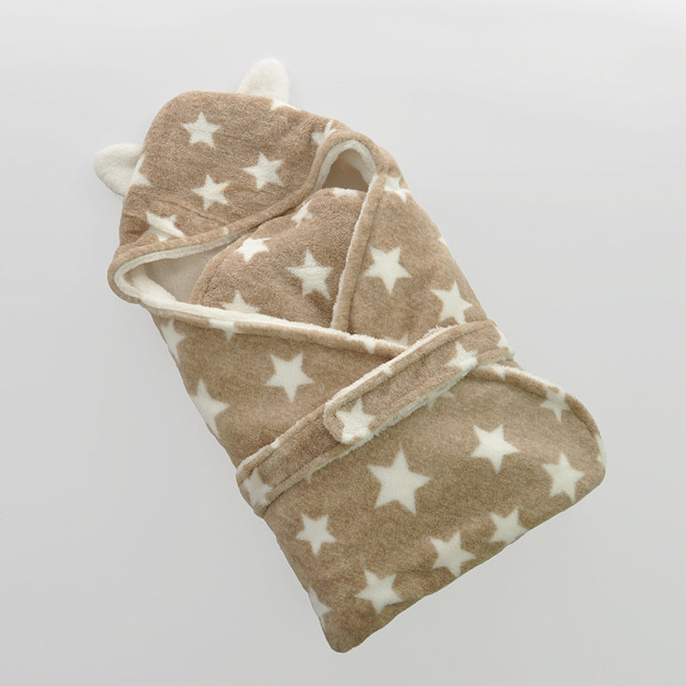 Printed Baby Swaddle Thickened Unisex (80x80cm)