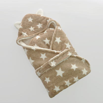 Printed Baby Swaddle Thickened Unisex (80x80cm)