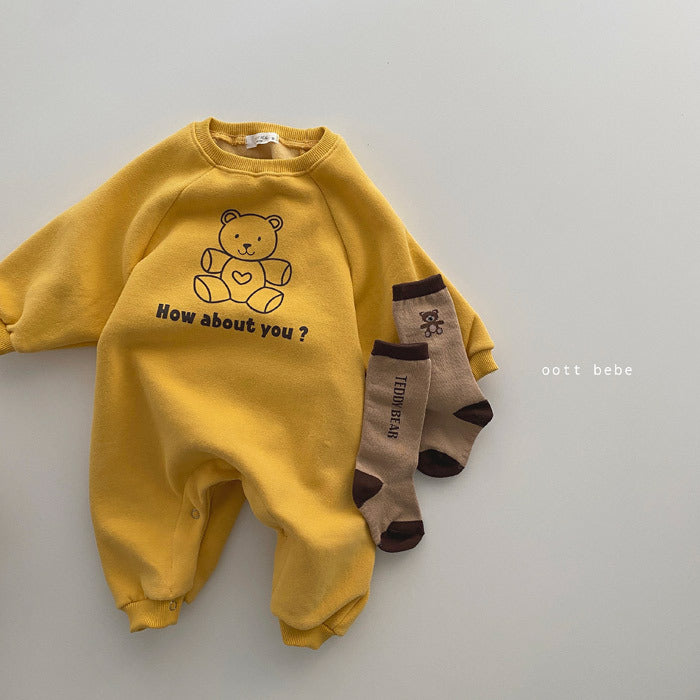 Long Sleeve Newborn Romper – Soft & Cozy Baby Jumpsuit for Comfort