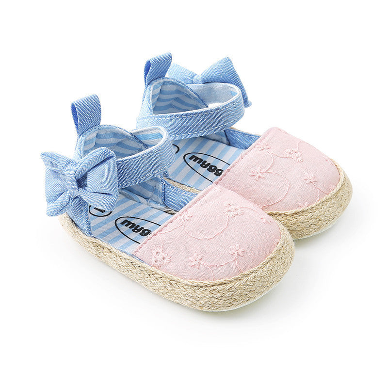 Baby Shoes – Soft Sole, Breathable Velcro Shoes with Bowknot for Kids