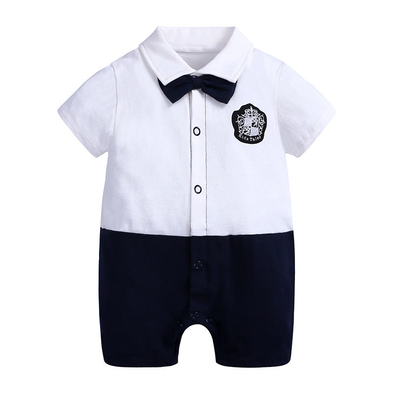 Cute Gentleman Baby Jumpsuit