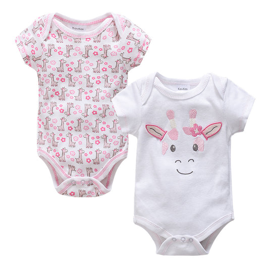 Newborn Short Sleeveless Character Baby Rompers