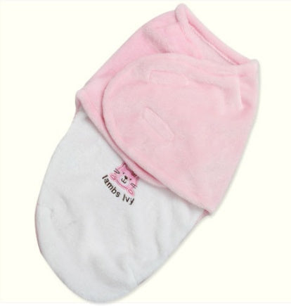 Soft Fly Velvet Swaddle-Embroidered