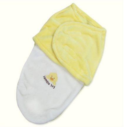 Soft Fly Velvet Swaddle-Embroidered