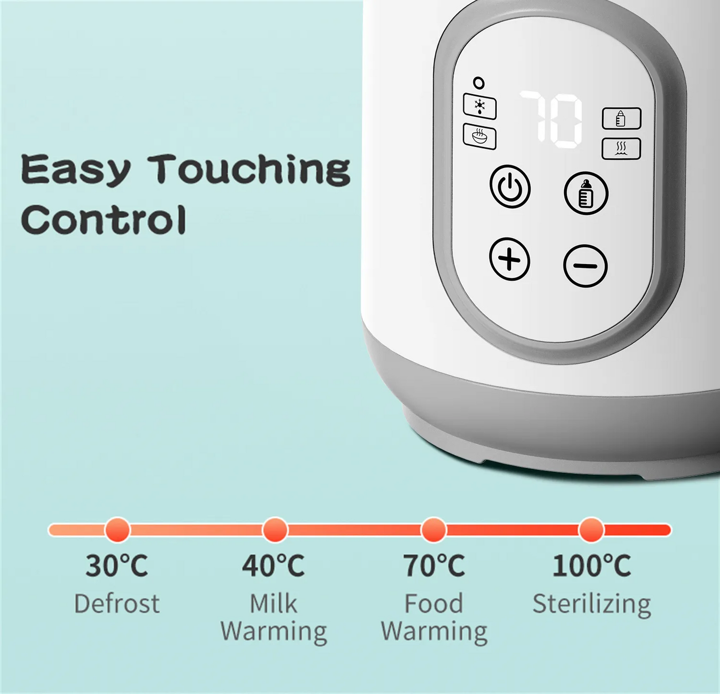 BabyCare Bottle Warmer & Sterilizer 2-in-1