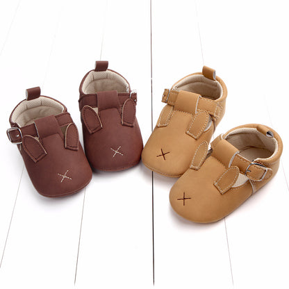 Baby Matte Leather Non-slip Shoes