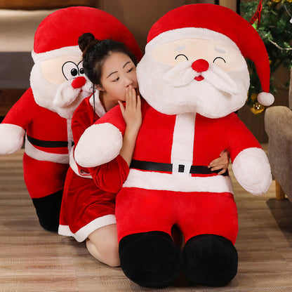 Holiday Santa Doll Pillow Plush Toy