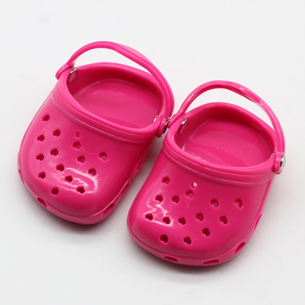 Doll Beach Slippers Unisex Plastic Multicolor