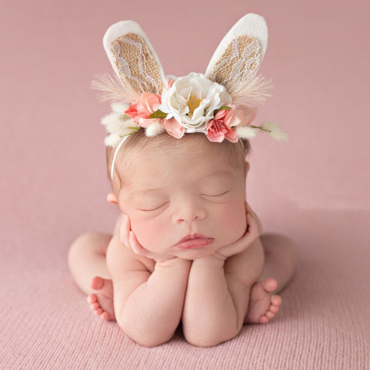 Baby Artificial Flower Headband