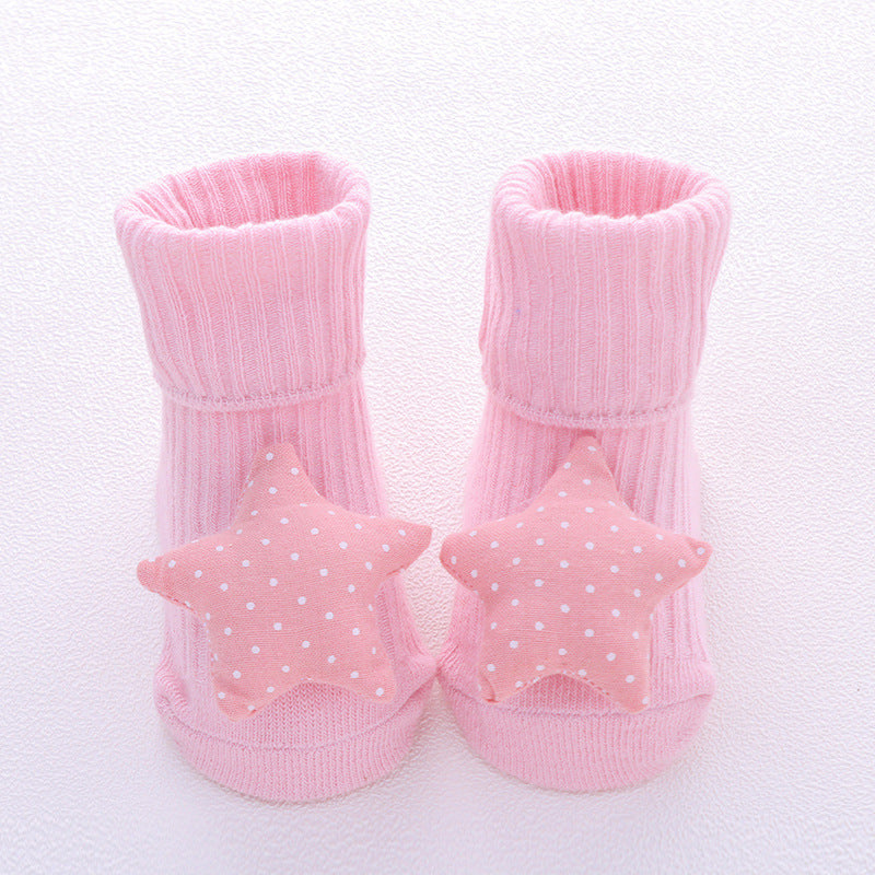 Baby Socks - Soft Cotton Breathable & Sweat-Absorbing Floor Socks