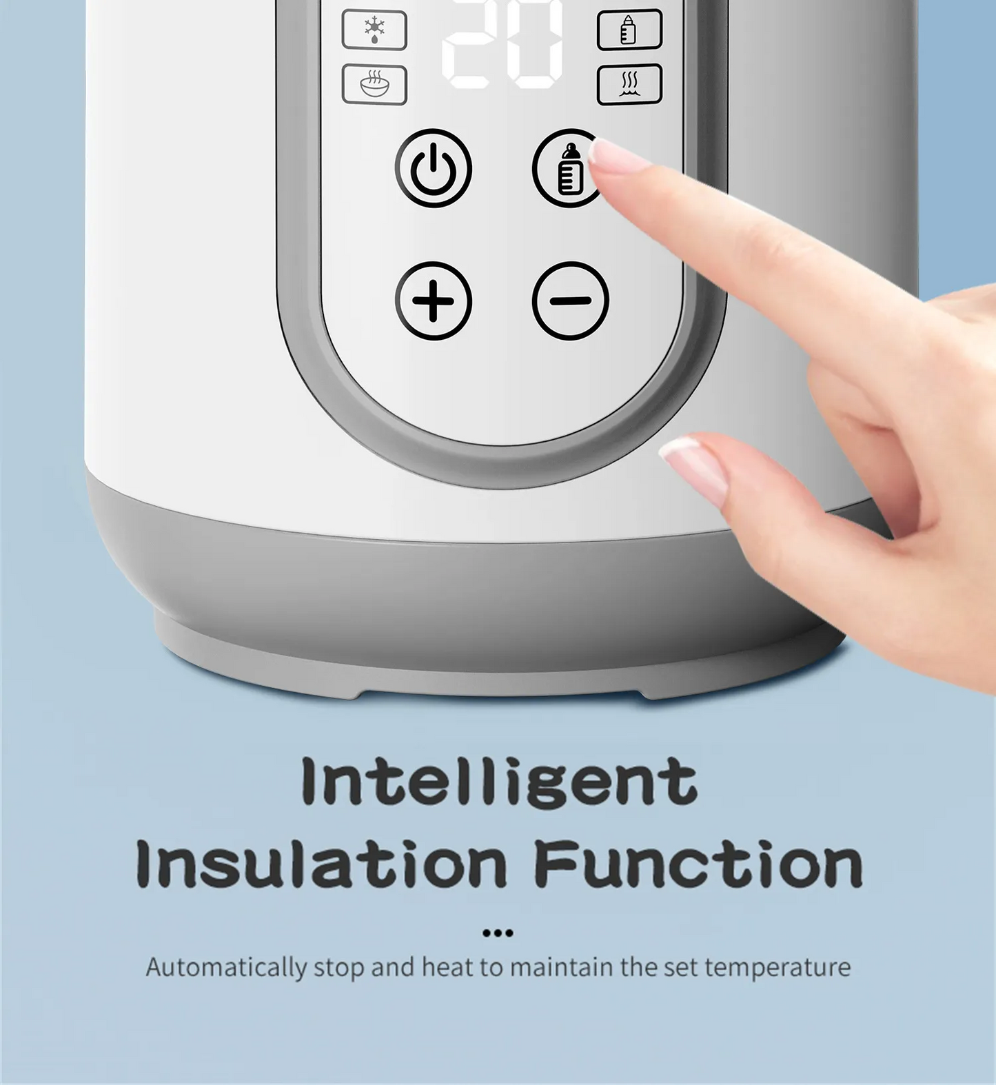 BabyCare Bottle Warmer & Sterilizer 2-in-1