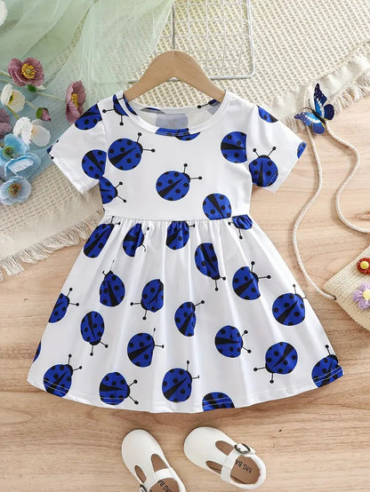 Embroidered Flowers Holiday Party Dress Girl