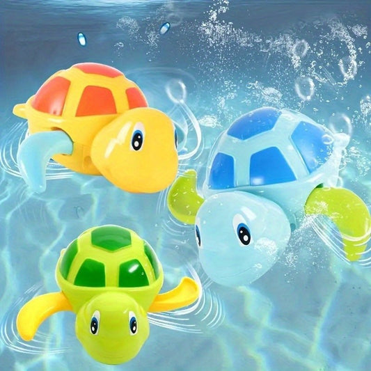 Tricolor Swimming Turtle - Red, Green And Blue
