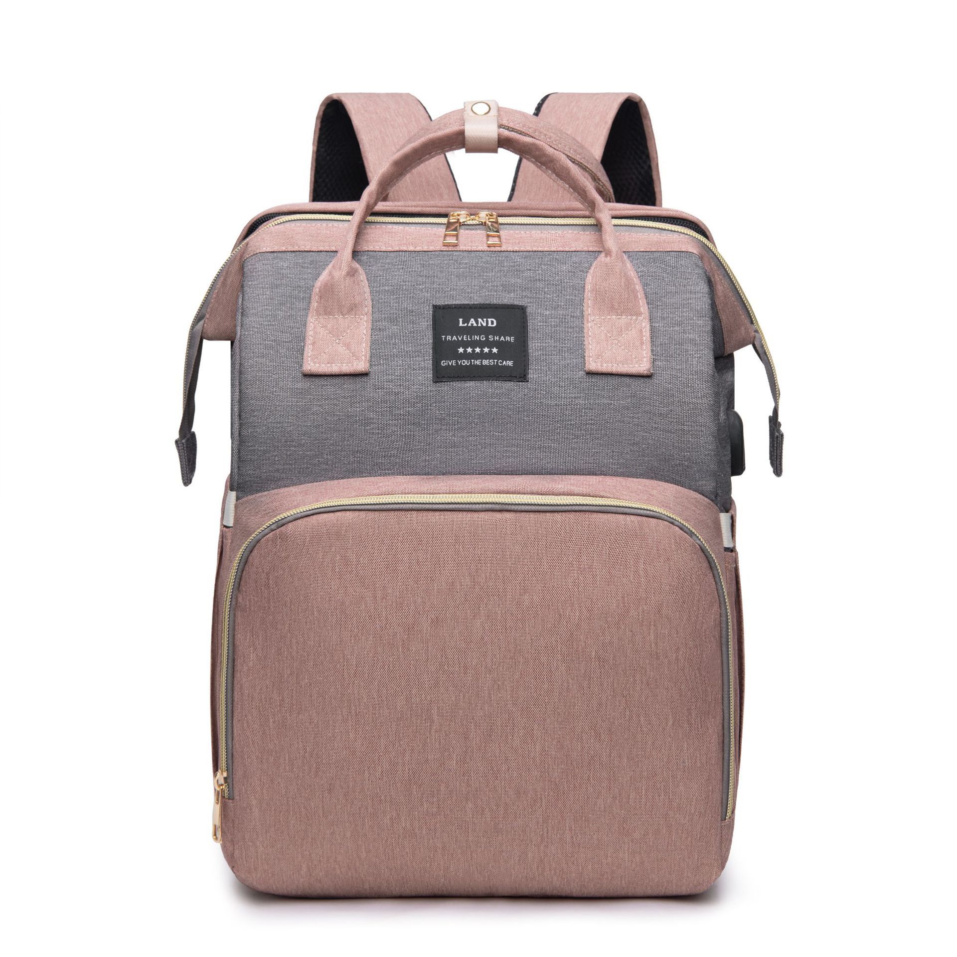 Diaper Bag Backpack Large Capacity Stylish & Spacious  Baby Crib