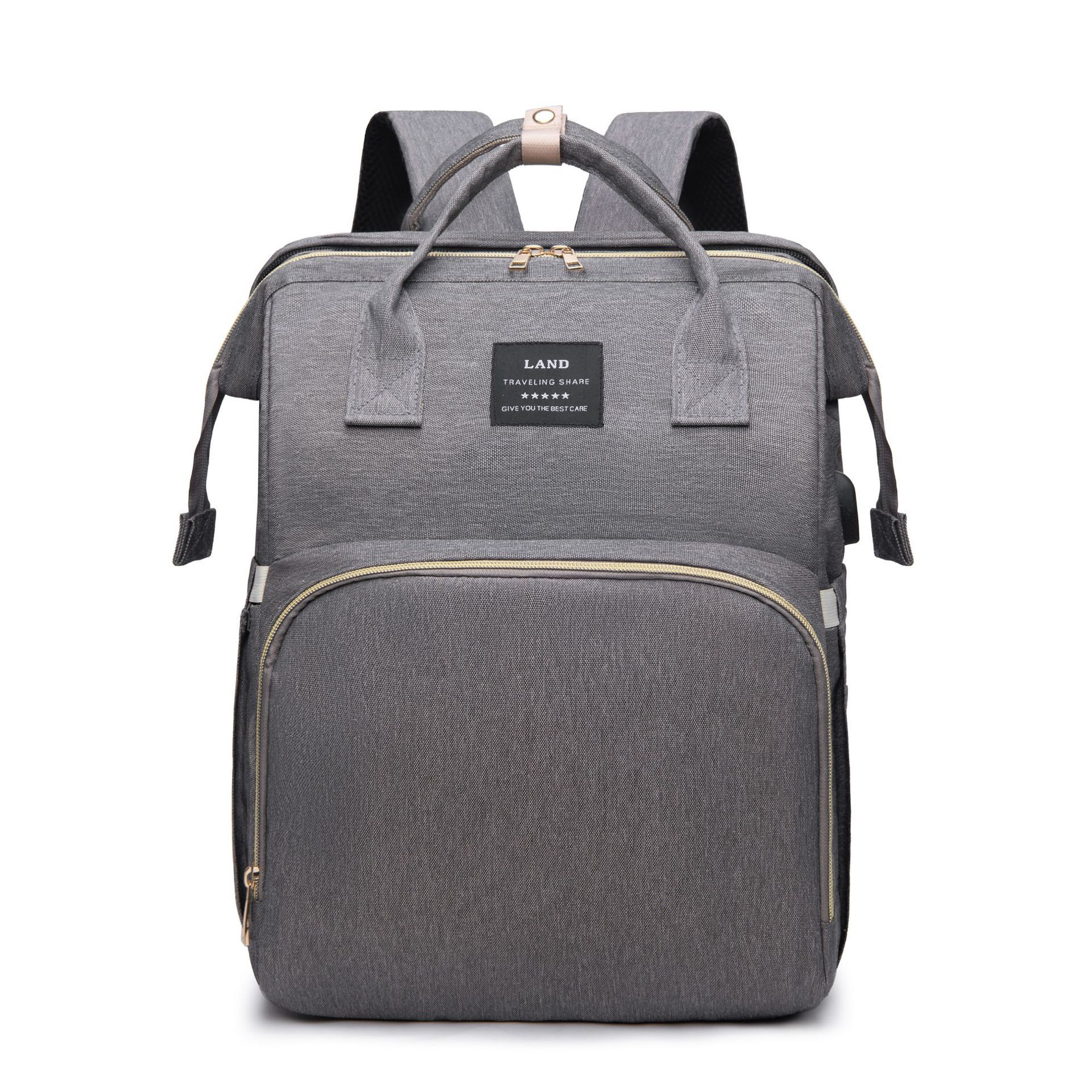 Diaper Bag Backpack Large Capacity Stylish & Spacious  Baby Crib