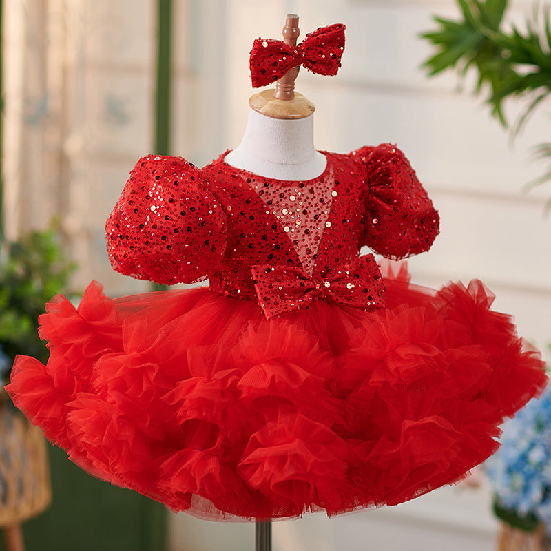 Toddler Holiday Dress Sequins