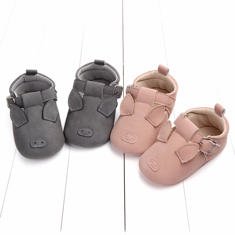 Baby Matte Leather Non-slip Shoes