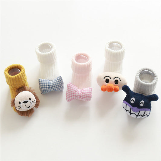 Baby Socks - Soft Cotton Breathable & Sweat-Absorbing Floor Socks