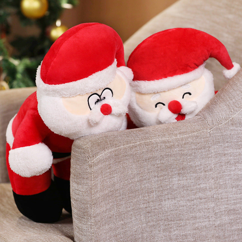 Holiday Santa Doll Pillow Plush Toy