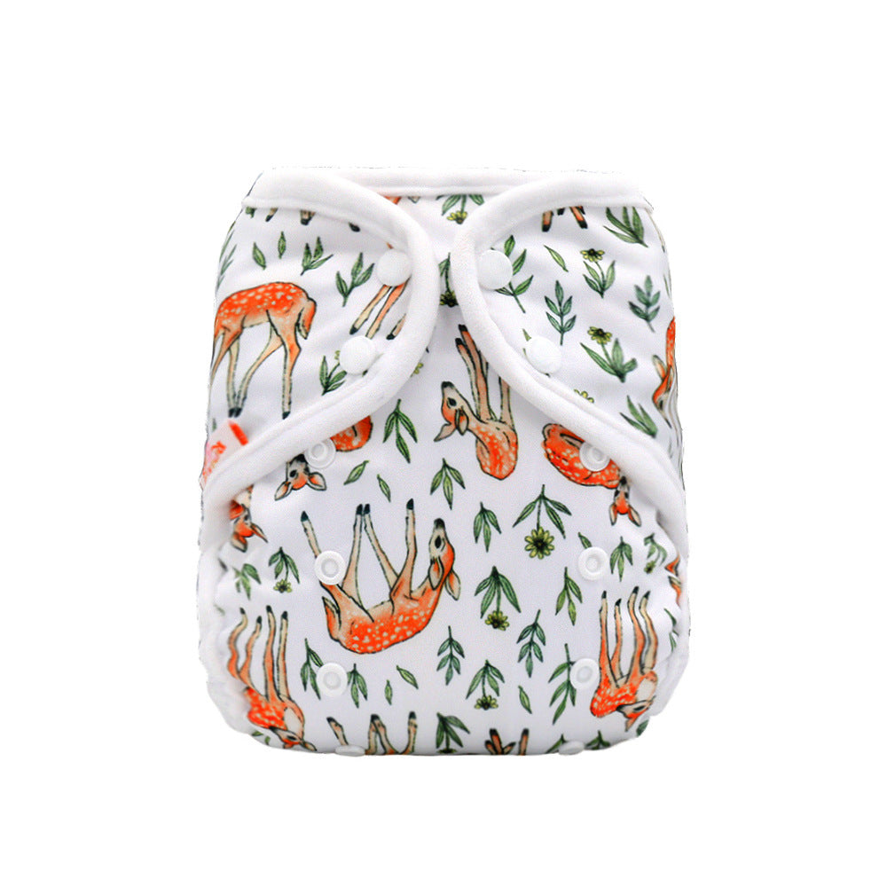 Diaper Cover - Cloth Cute Rainbow Print  Baby Gift Accessory