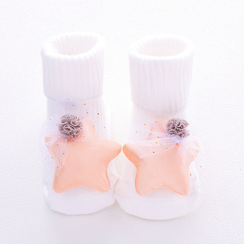Baby Socks - Soft Cotton Breathable & Sweat-Absorbing Floor Socks