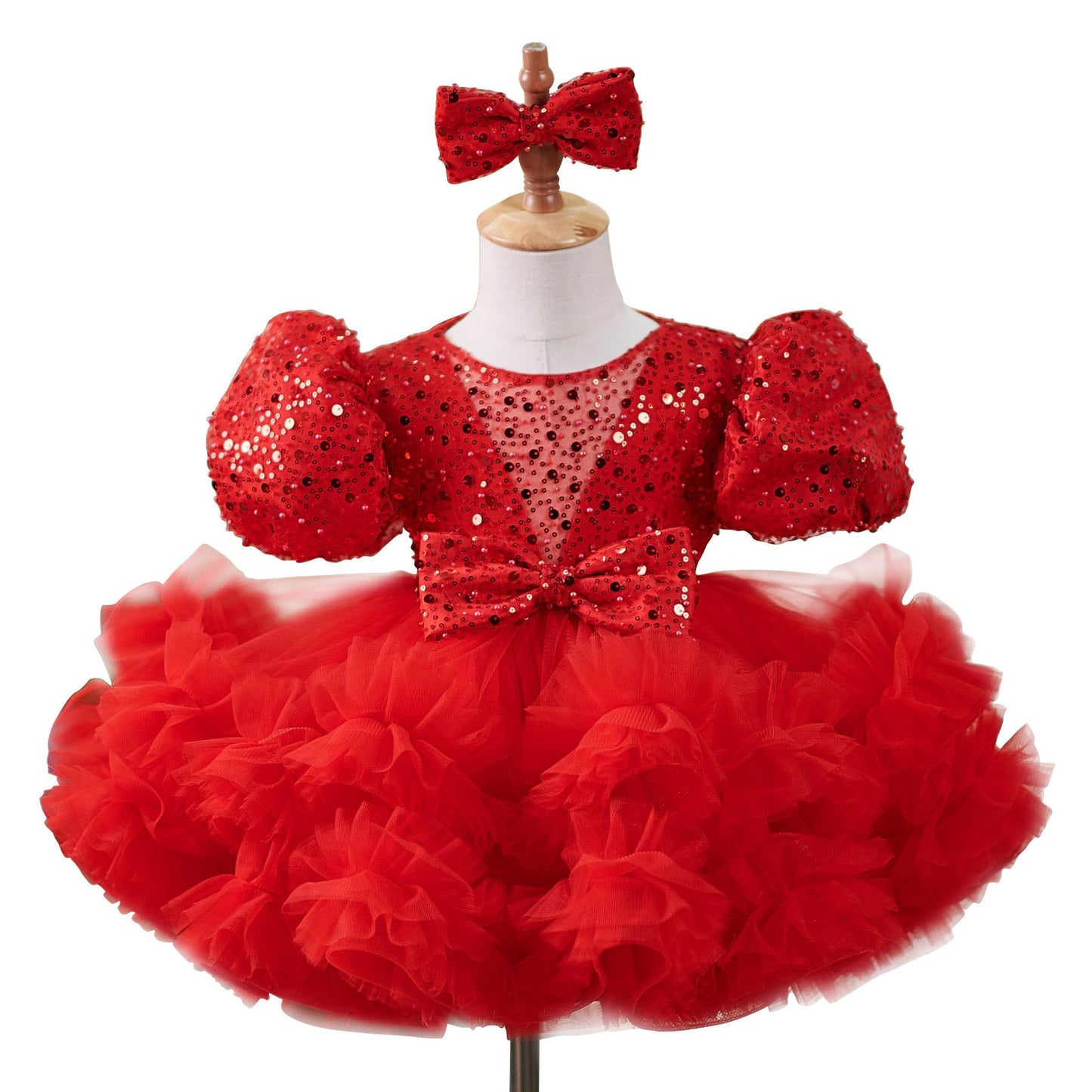 Toddler Holiday Dress Sequins