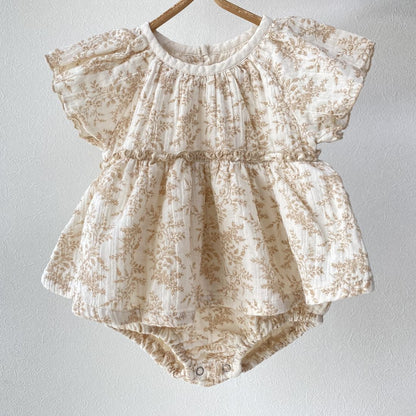 Onesie Baby Crepe Printed Rompers – Soft & Stylish for Your Little One