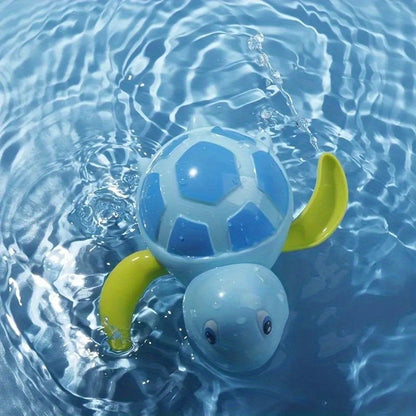 Tricolor Swimming Turtle - Red, Green And Blue