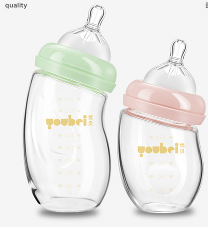 Borosilicate Glass Baby Bottles For Infants And Toddlers
