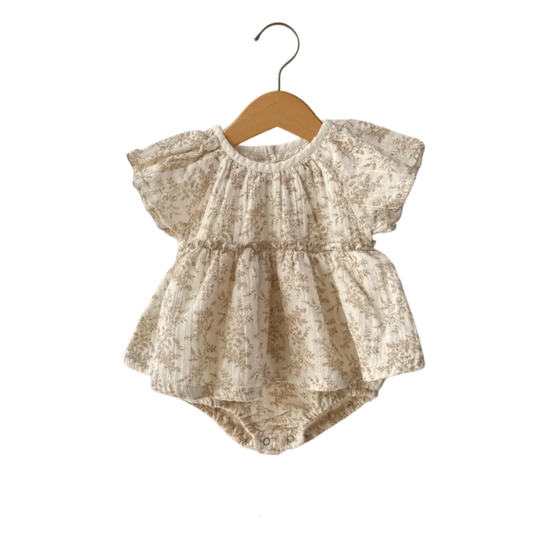 Onesie Baby Crepe Printed Rompers
