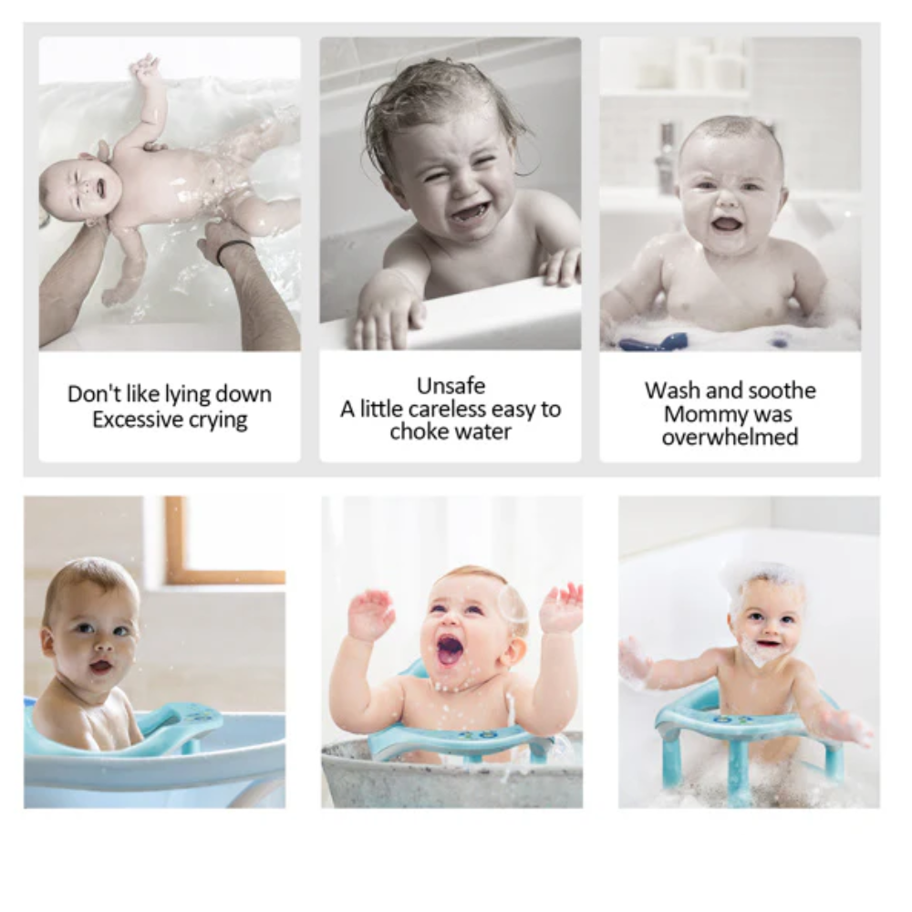 Baby Bath Chair Light Blue