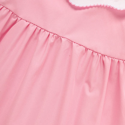 Toddler Spring Smocked Dress With Tulip Embroidery