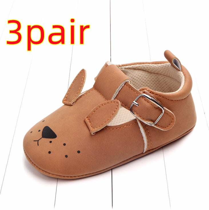 Baby Matte Leather Non-slip Shoes
