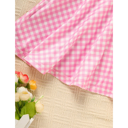 Baby Pink Besties Dress With Headband Set