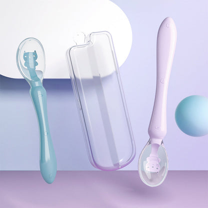 silicone feeding spoon