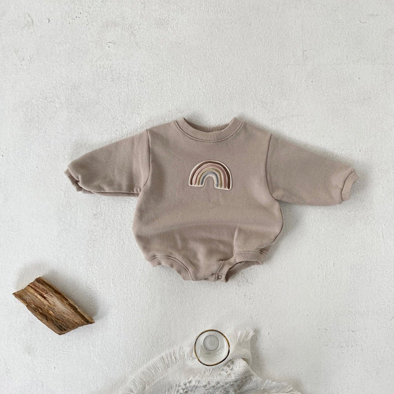 Cute Embroidery Baby Romper