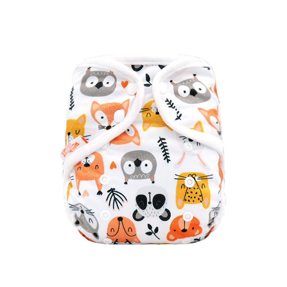 Diaper Cover - Cloth Cute Rainbow Print  Baby Gift Accessory