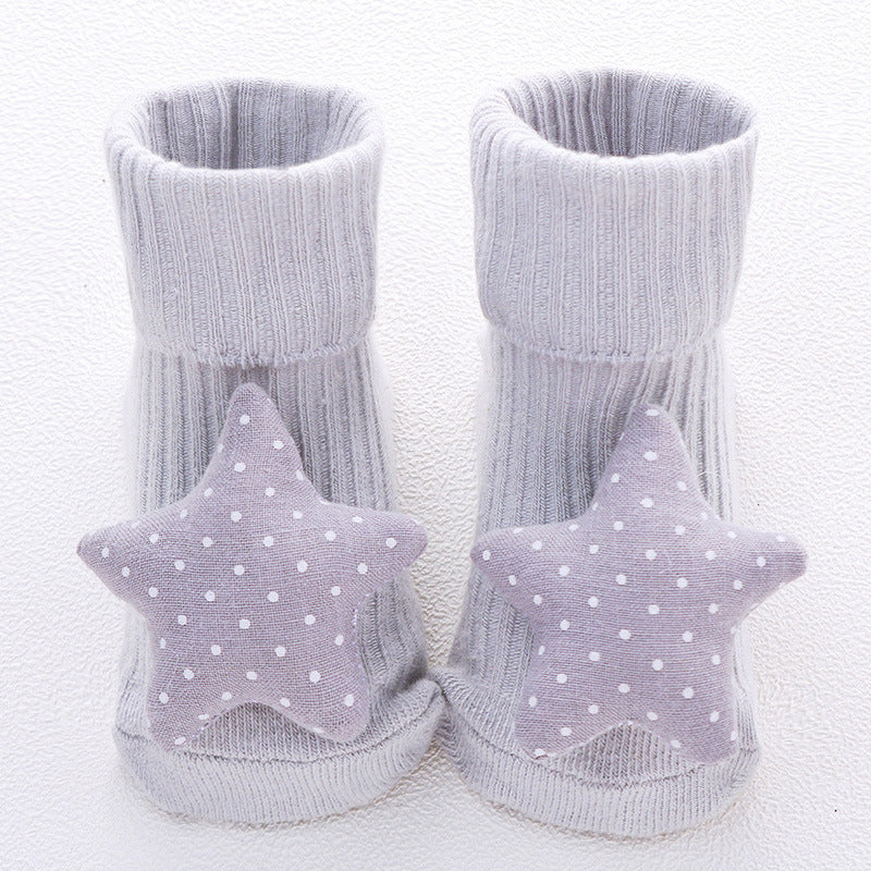 Baby Socks - Soft Cotton Breathable & Sweat-Absorbing Floor Socks