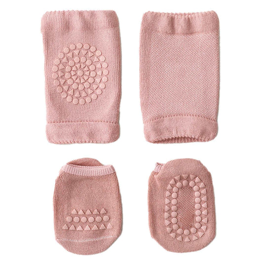 Baby Knee Pad Socks Set - Anti-Slip, Safe & Comfortable for Toddlers