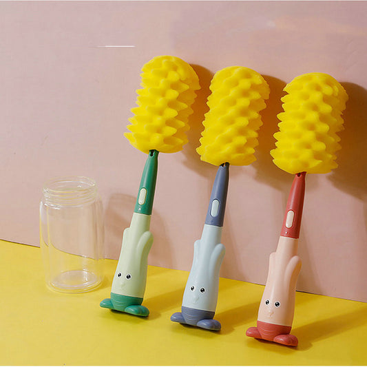 Baby Bottle Silicone Cleaning Rotating Brush Set