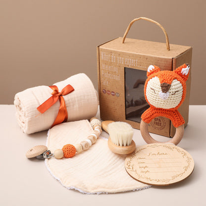 Bopoobo Baby Bath Toys–Swaddle Wrap & Milestone Set(6pcs)
