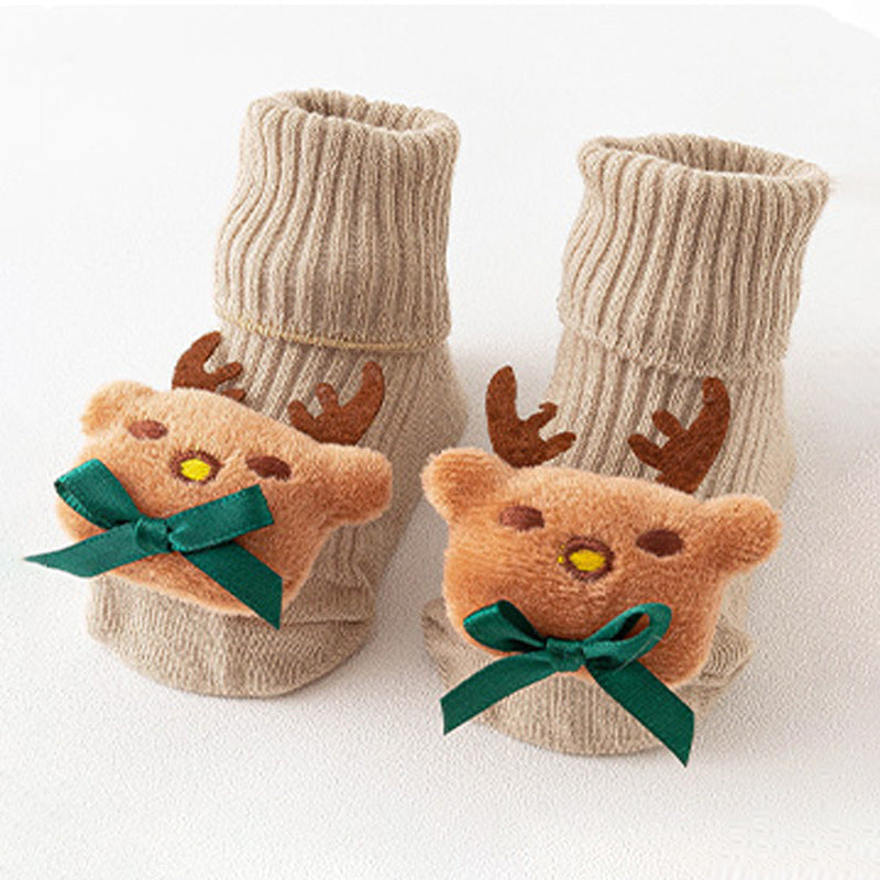 Baby Socks - Soft Cotton Breathable & Sweat-Absorbing Floor Socks