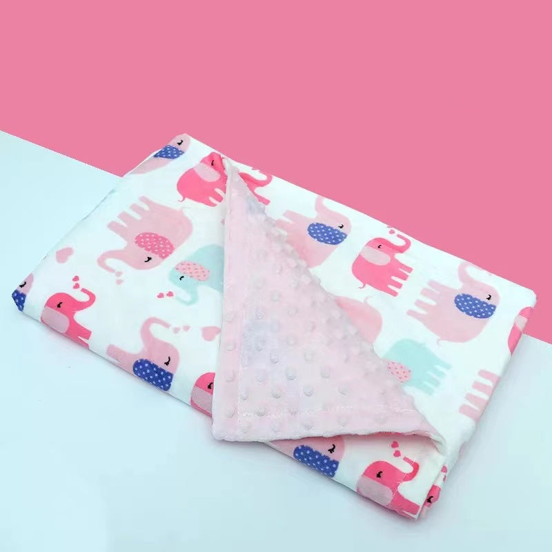 High Quality Baby Blanket Winter Flannel Fleece Flamingo Blanket Infant Swaddle Stroller Wrap For Newborn Baby Bedding Blankets