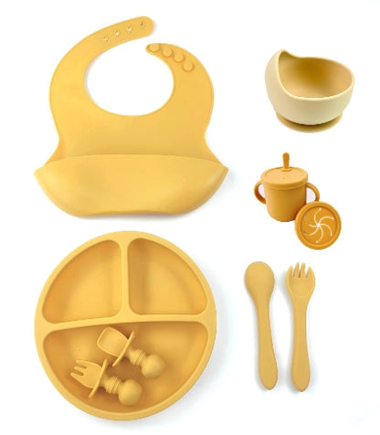 Durable Baby Silicone Tableware Set – Safe & Stylish Feeding Essentials