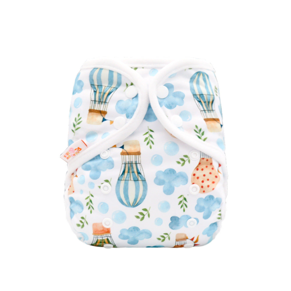 Diaper Cover - Cloth Cute Rainbow Print  Baby Gift Accessory