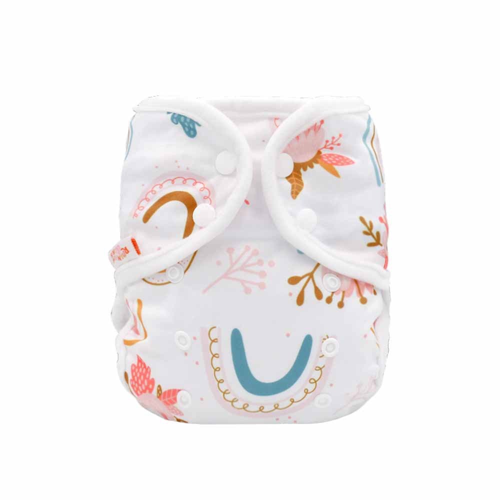 Diaper Cover - Cloth Cute Rainbow Print  Baby Gift Accessory